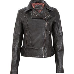 Durango Black Leather Ladies Jacket - Medium